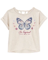 Kid Butterfly Open Back Top