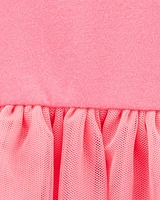 Toddler Tutu Jersey Dress