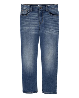 Kid Dark Wash Straight-Leg Jeans