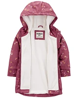 Toddler Dragonfly Print Fleece-Lined Midweight Jacket