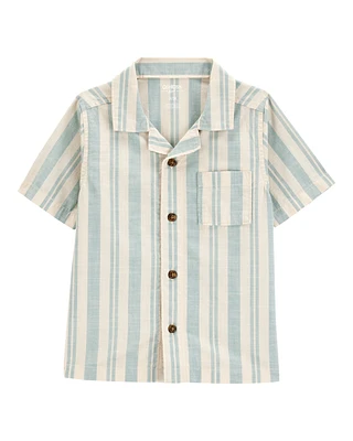 Baby Short-Sleeve Button-Front Shirt