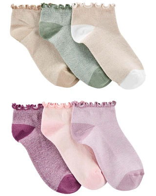 Kid 6-Pack No-Show Socks