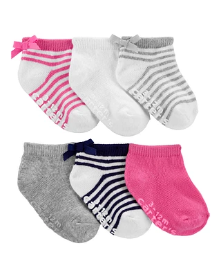 Toddler 6-Pack No-Show Socks