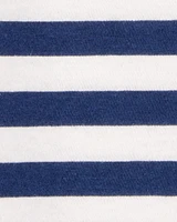 Baby 2-Piece Striped Tee & French Terry Shorts Set