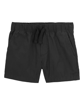 Toddler Pull-On Poplin Shorts