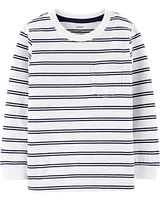 Kid Striped Pocket Jersey Tee