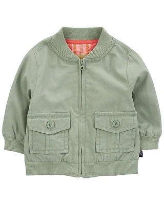 Baby Cargo Pocket Zip Jacket