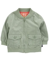 Baby Cargo Pocket Zip Jacket