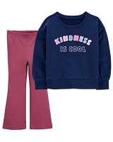 Toddler 2-Piece Pullover & Flare Pants Set