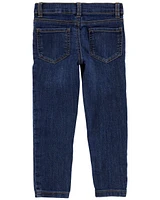 Toddler Dark Blue Wash Super Skinny-Leg Jeans