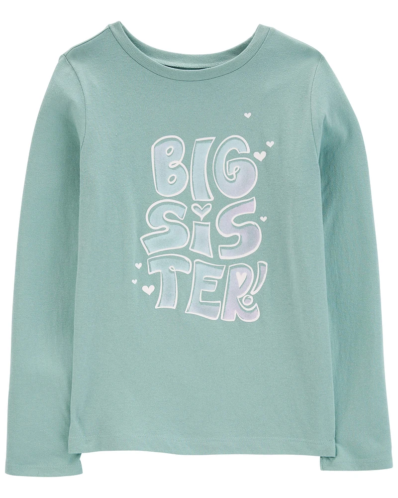 Kid Big Sister Long-Sleeve Graphic Tee