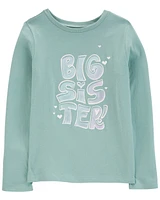 Kid Big Sister Long-Sleeve Graphic Tee