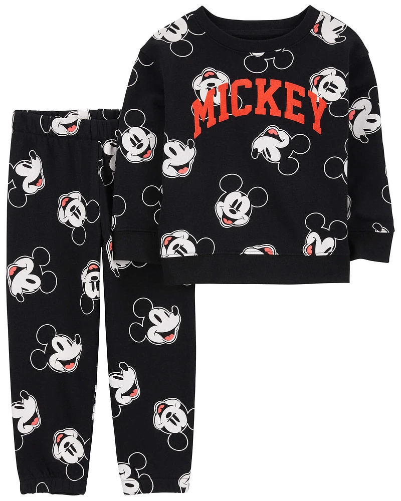 Baby 2-Piece Mickey Mouse Sweatshirt & Pant Set