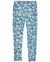 Kid Floral Active Leggings