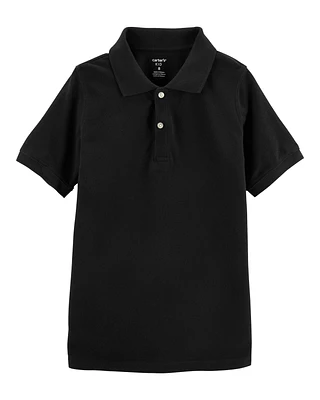 Kid Piqué Uniform Polo