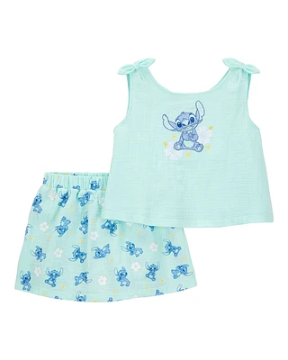Toddler Disney© Lilo & Stitch 2-Piece Tank Top Short Set