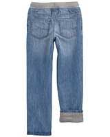 Kid Drawstring Pull-On Jeans