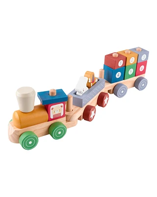 Toddler Wooden Train Set