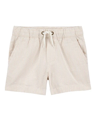 Toddler Pull-On Drawstring Shorts - Khaki