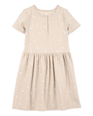 Kid Floral Short-Sleeve Dress