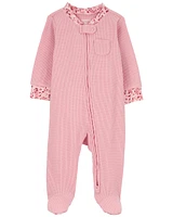 Baby 2-Pack 2-Way Zip Thermal Textured Sleep & Play Pajamas