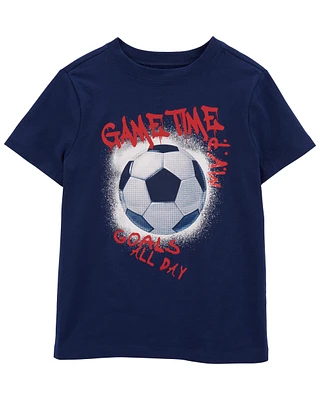 Kid Soccer Graphic Tee