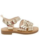 Toddler Metallic Sandals