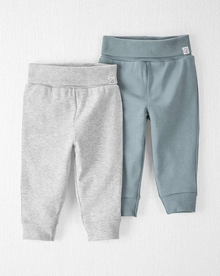 Baby Organic Cotton 2-Pack Joggers