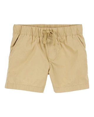 Toddler Pull-On Poplin Shorts