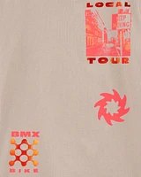 Kid BMX Bike Thermal Graphic Tee