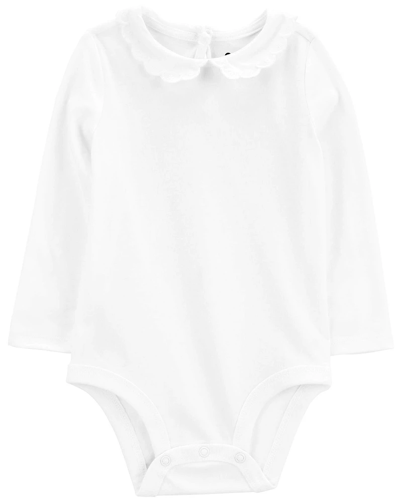 Baby Scalloped Peter Pan Bodysuit