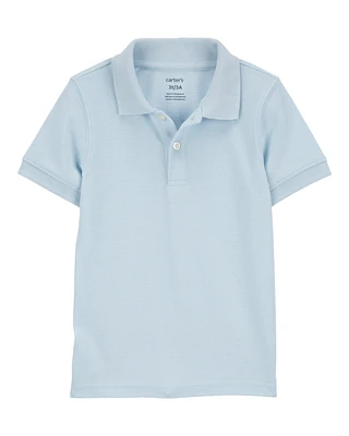 Baby Ribbed Collar Polo Shirt