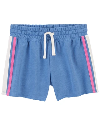 Kid Striped Drawstring Shorts