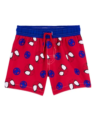 Toddler Spider-Man Swim Trunks