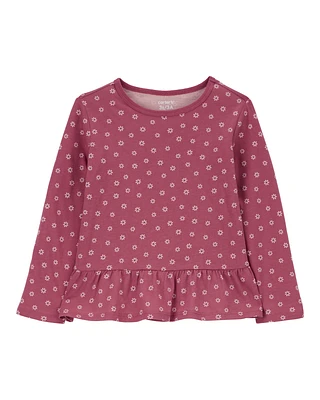 Toddler Floral Peplum Top