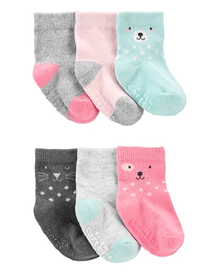 Baby 6-Pack Crew Socks