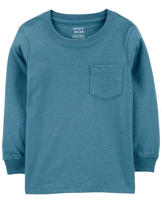 Kid Long-Sleeve Pocket Tee