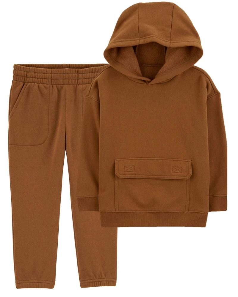 Baby 2-Piece Fleece Hoodie & Pants Set