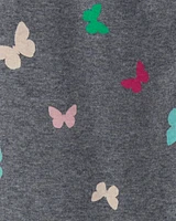 Butterfly Cozy Fleece Leggings