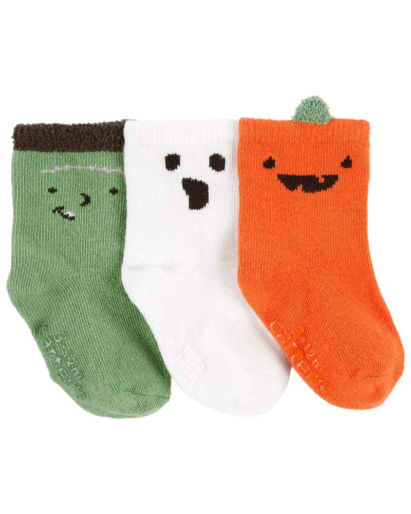 Baby 3-Pack Halloween Booties