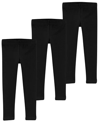 Toddler 3-Pack Full-Length Leggings Set