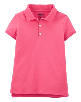 Kid Pique Cotton Uniform Polo