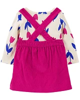 Baby 3-Piece Tulip Tee & Corduroy Jumper Set