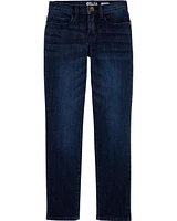 Kid Dark Wash Slim-Fit Skinny-Leg Jeans