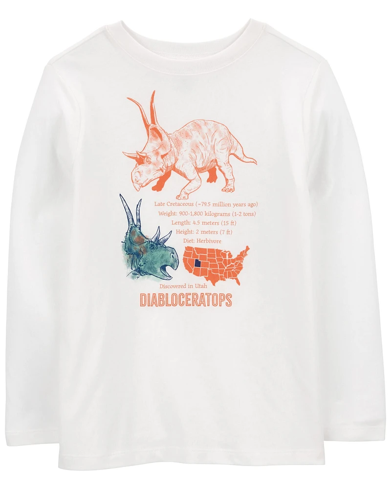 Kid Dino Long-Sleeve Graphic Tee