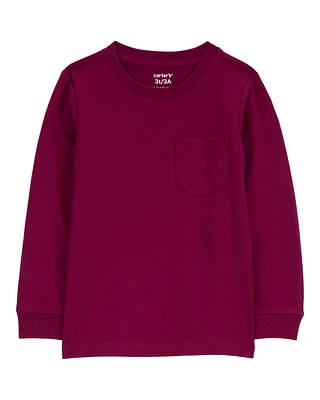 Toddler Long-Sleeve Pocket Tee