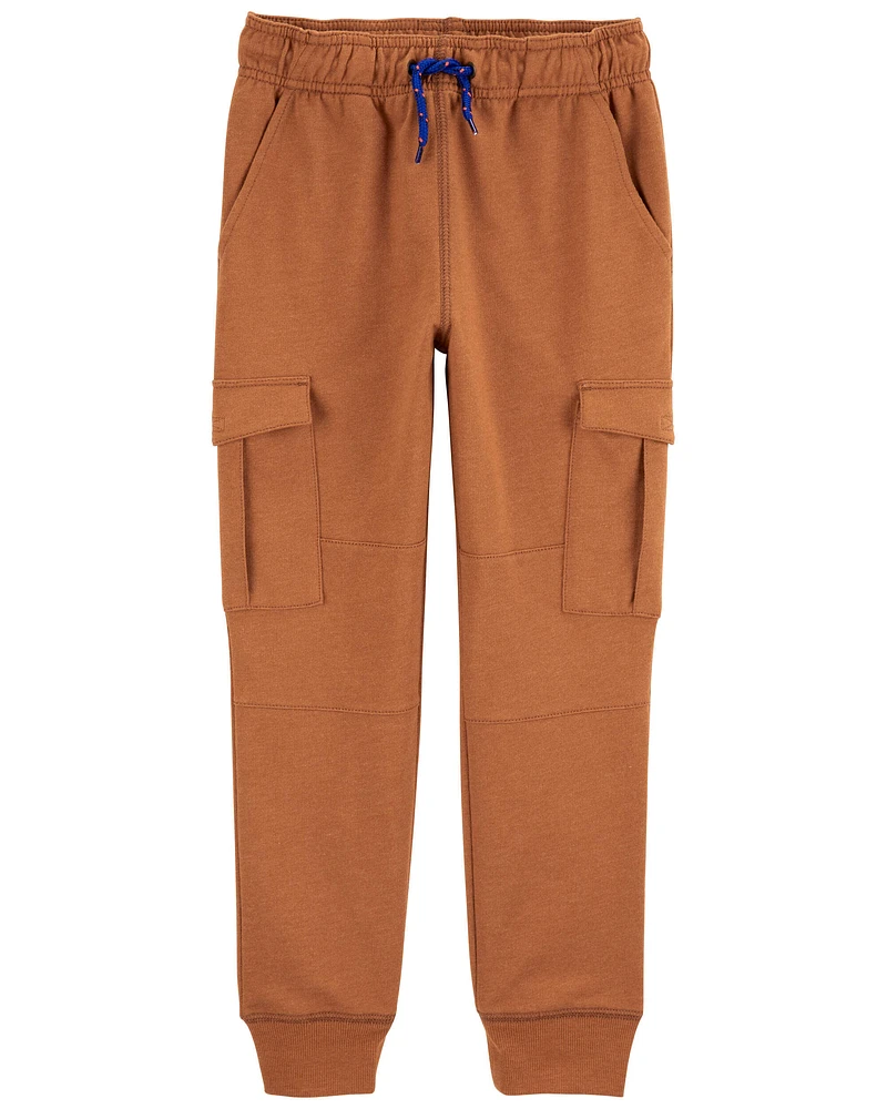 Kid Pull-On Knit Cargo Pants