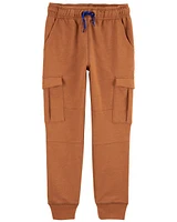 Kid Pull-On Knit Cargo Pants