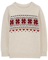 Kid Fair Isle Cotton Sweater