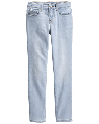 Kid Light Blue Ice Wash Skinny-Leg Jeans